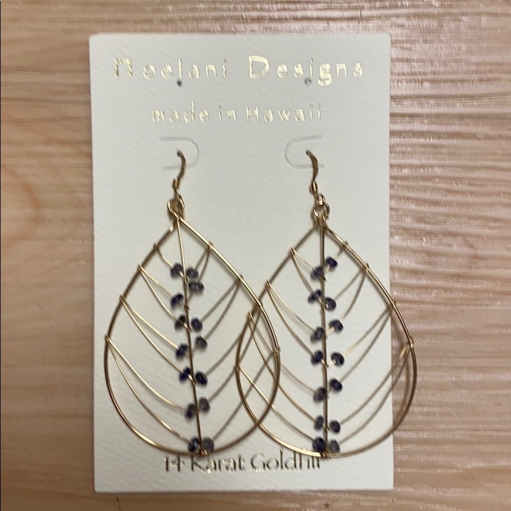 COPY - Noelani Designs Made in Hawaii big hoop earrings